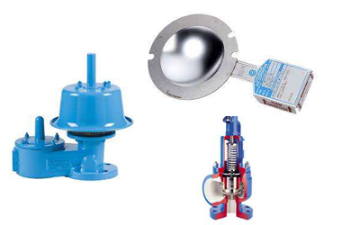 Pressure Safety Valves, Vacuum Relief Valves and Rupture Discs